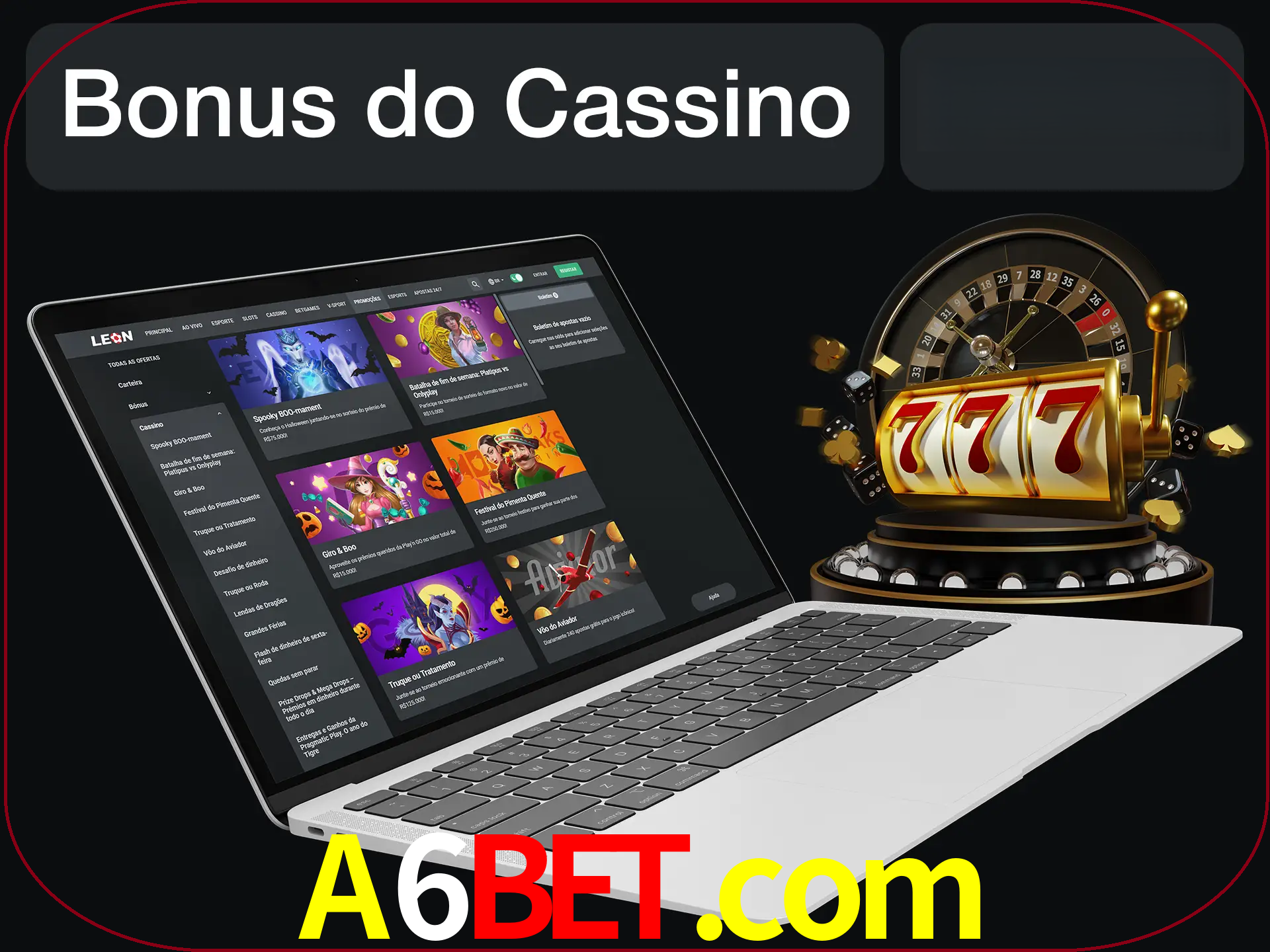 Use o bônus do cassino para começar melhor.