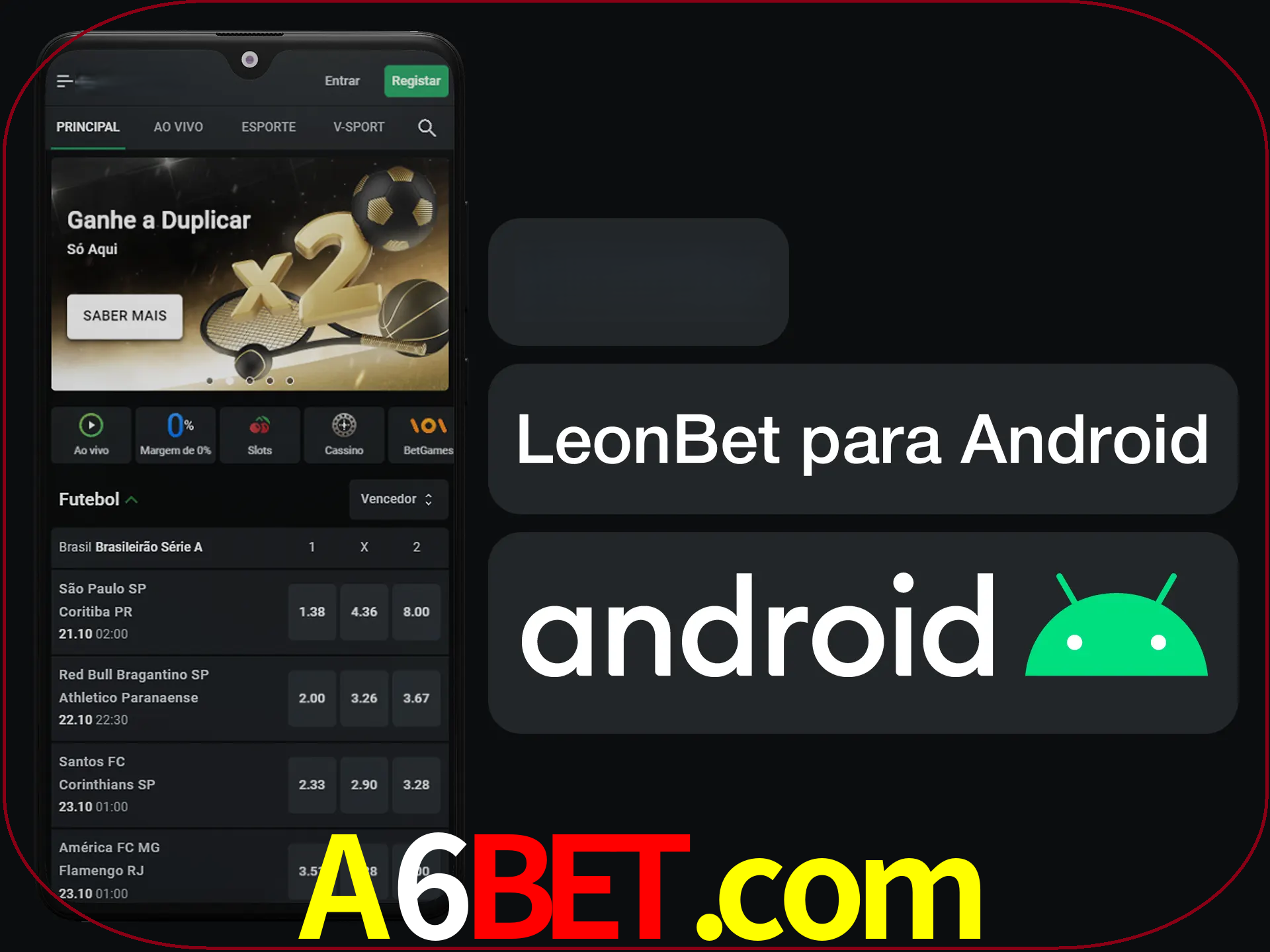 Adquira sua versão poket de LeonBet.