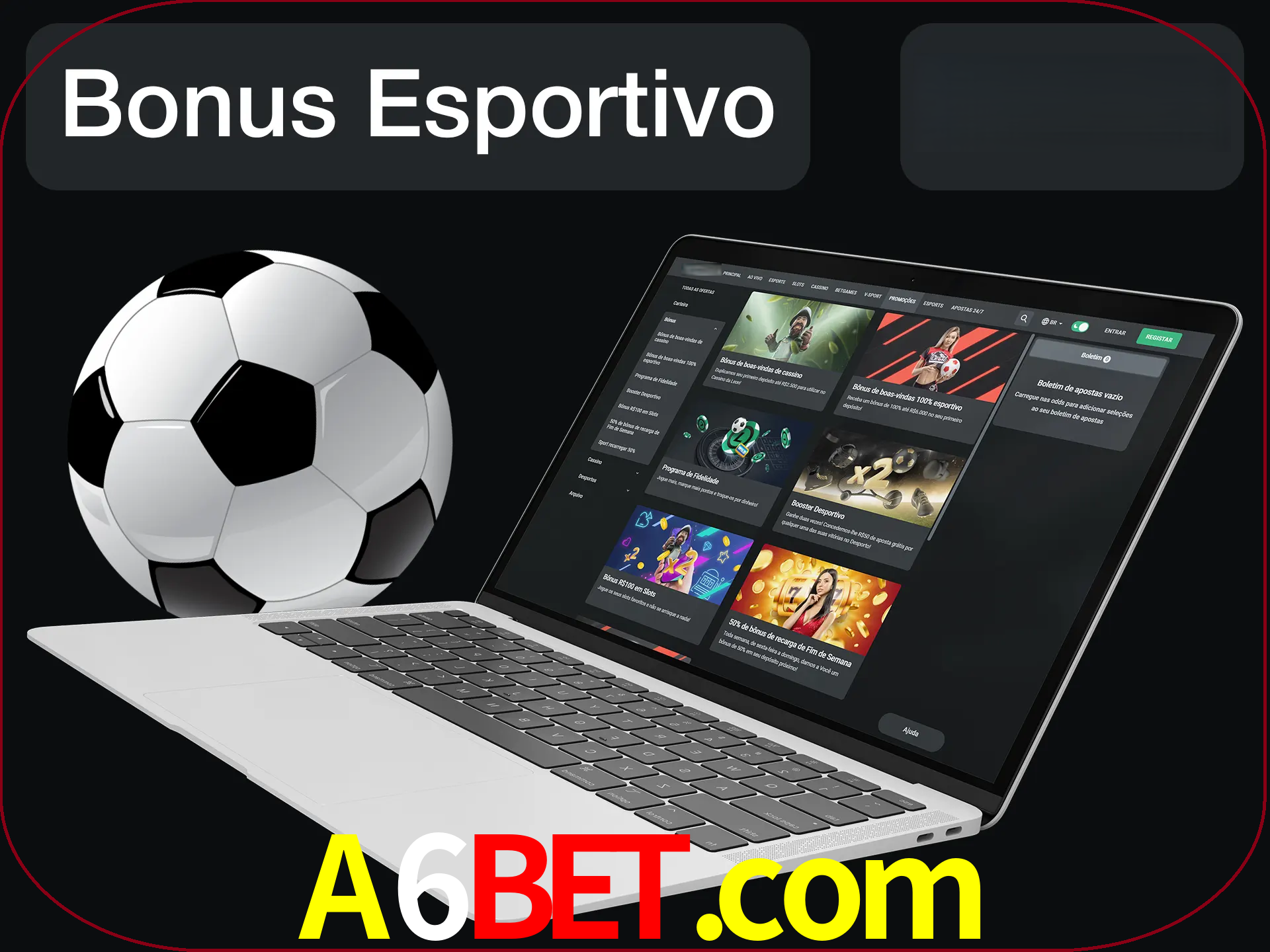 Antes de começar a apostar, use o bônus esportivo.